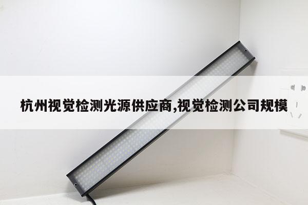 杭州視覺檢測光源供應(yīng)商,視覺檢測公司規(guī)模